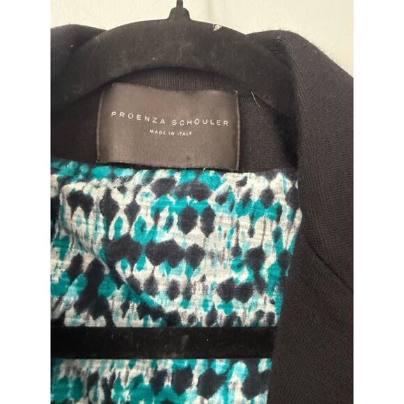 Proenza Schouler Black Wool Double-Breasted Blazer – Size 10 High end designer - Picture 2 of 10